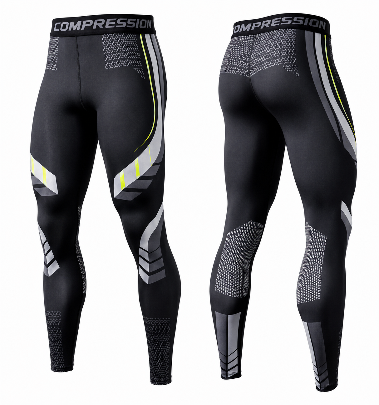 Calza de Compresión Moto/Bici Antiroce Ideal Bajo Rodilleras y Pantalón