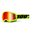 Antiparras motocross 100% Strata 2 amarillo fluor
