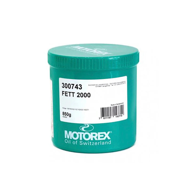 Grasa verde Motorex Fett 2000 850g multipropósito para moto