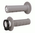 Puños ODI Half Waffle Soft lock-on gris para moto motocross
