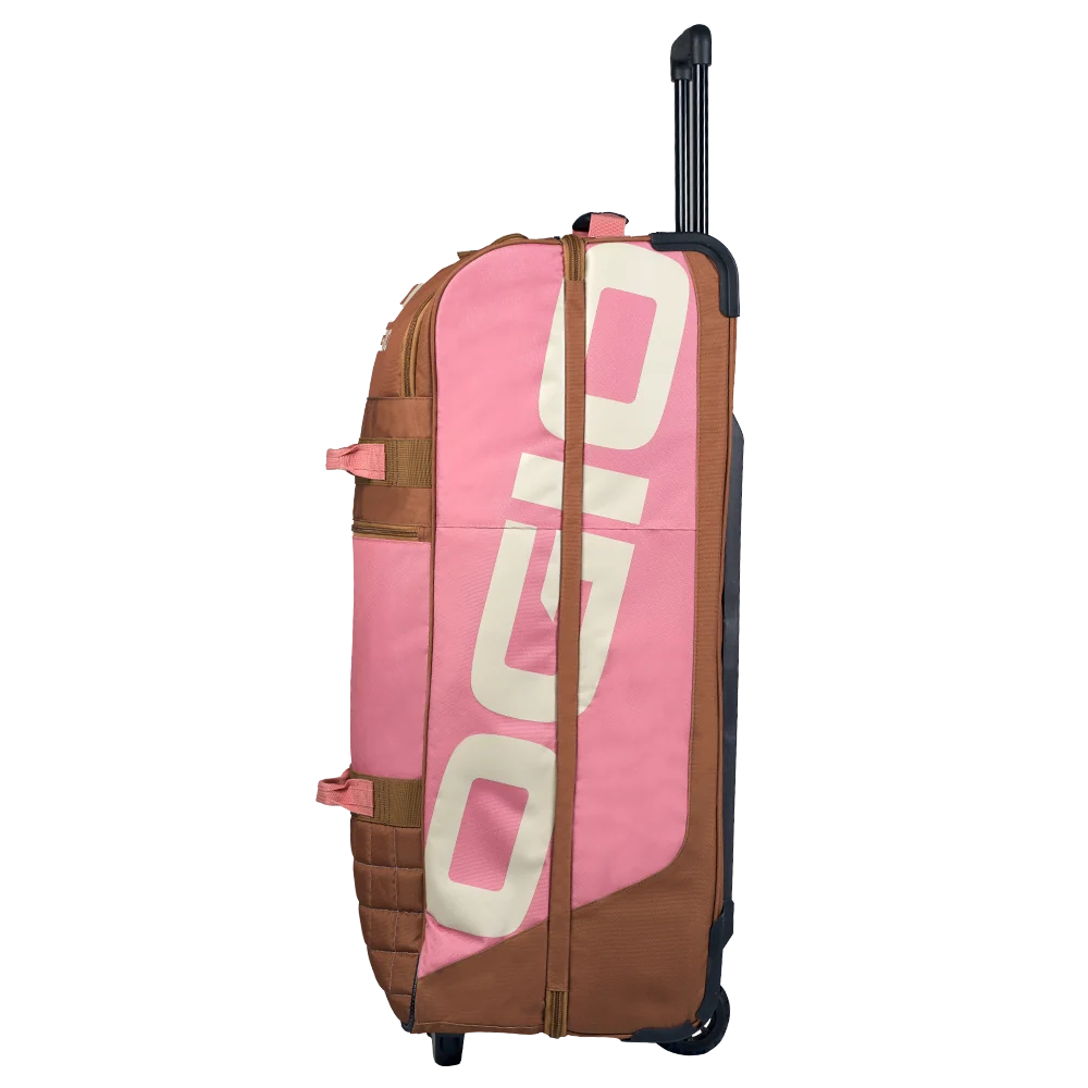Bolso Ogio Trucker Pink-Brown lateral izquierdo