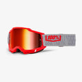 Antiparras 100% Accuri 2 Gatorback lente rojo espejo
