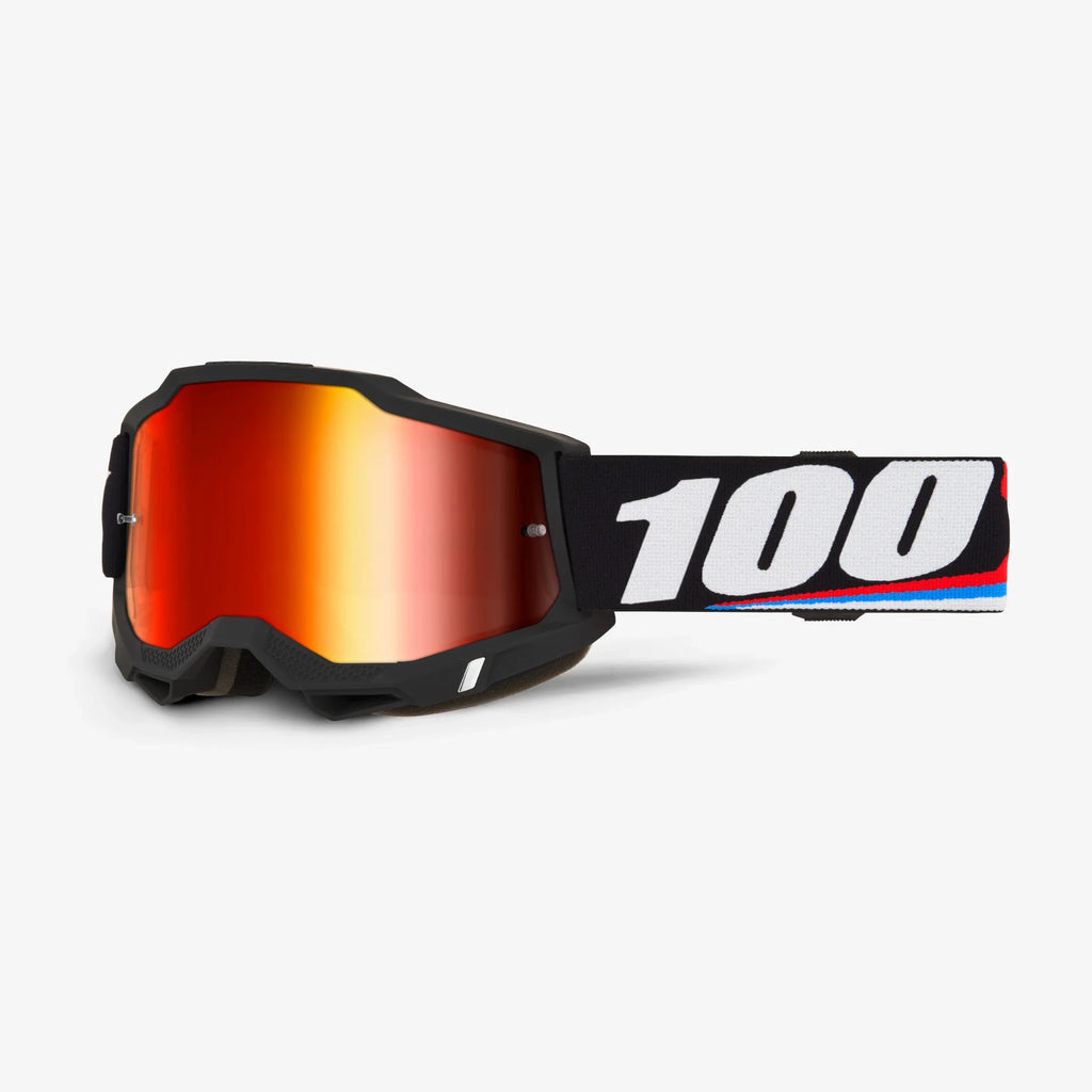 Antiparras 100% Accuri 2 Magnus lente rojo espejo