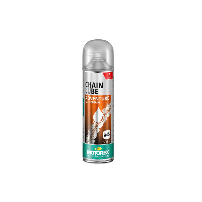 Lubricante de cadena moto Motorex Chain Adventure para ruta