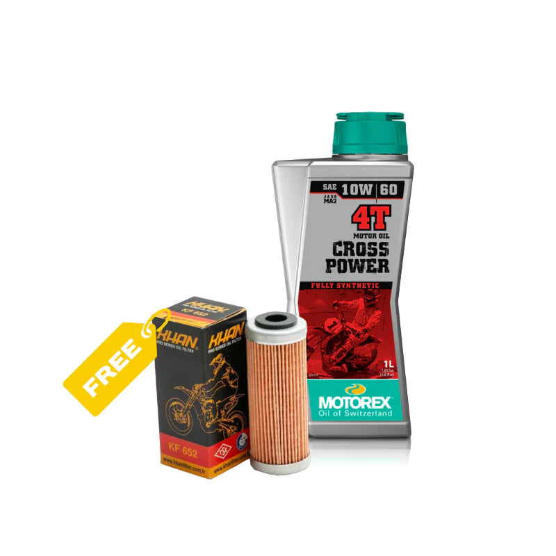 Pack aceite cross power + filtro de aceite KAHN-652
