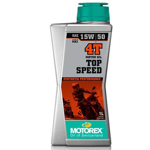 Aceite moto Motorex Top Speed 15W50 4 tiempos sintético